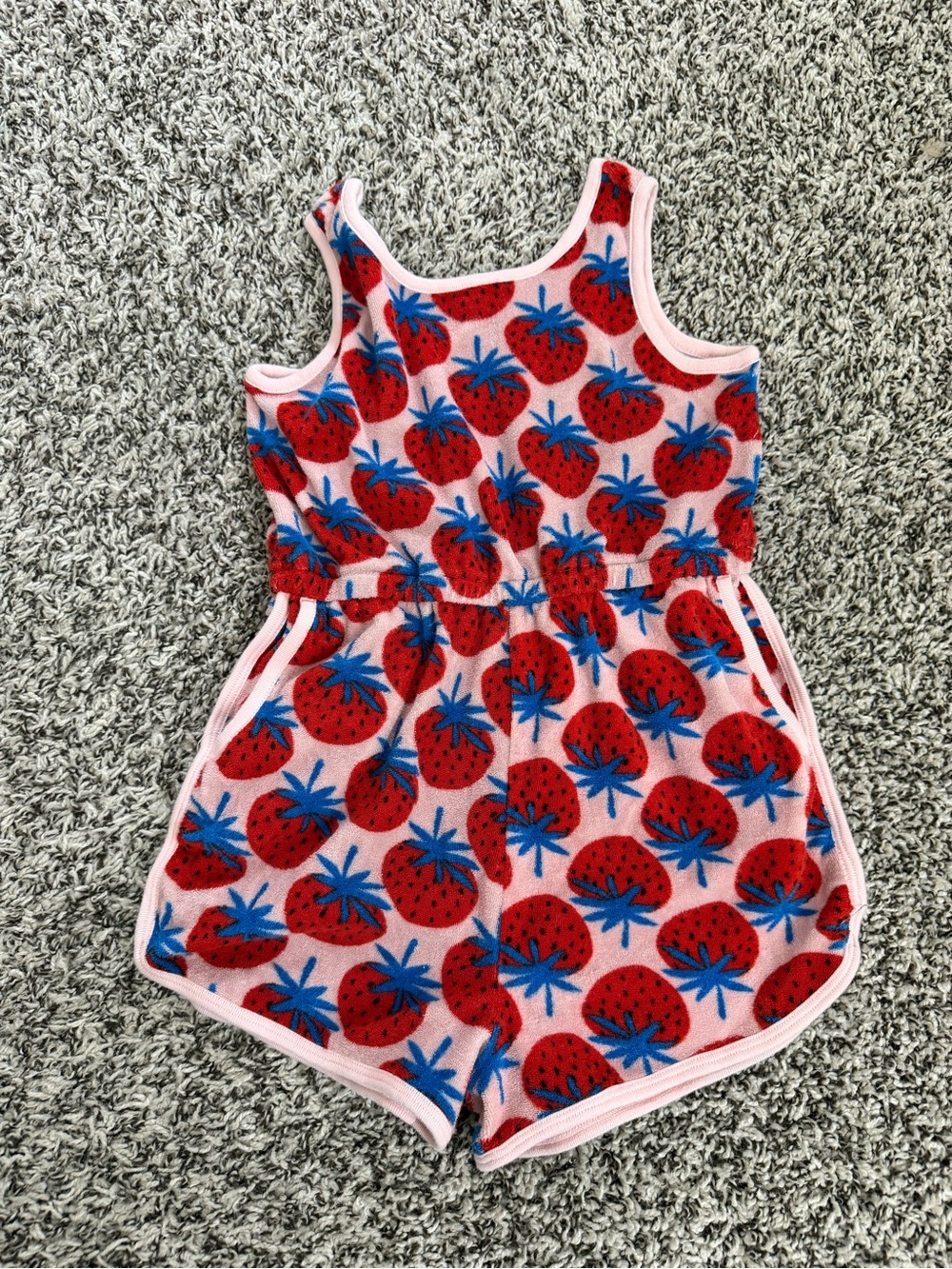 Hanna andersson strawberry romper